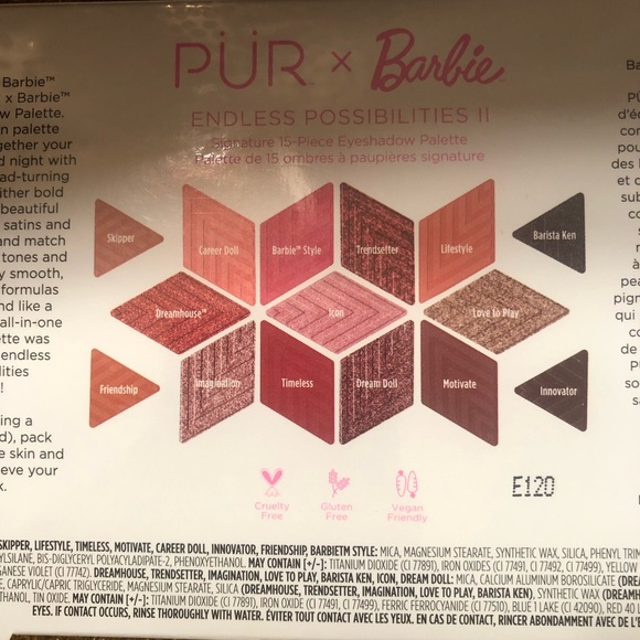 BNIB! PUR X Barbie Eyeshadow Palette in Endless Possibilities 2 💖 - Picture 7 of 10